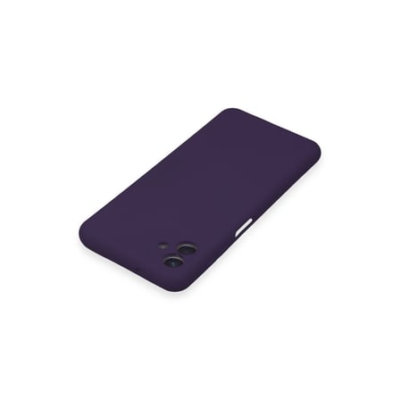 Galaxy A04E Kılıf Nano içi Kadife Silikon - Mor