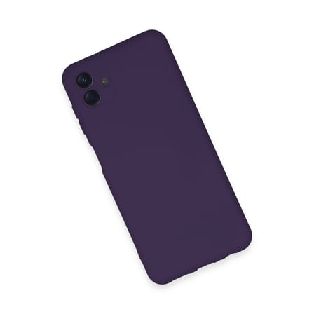 Galaxy A04E Kılıf Nano içi Kadife Silikon - Mor