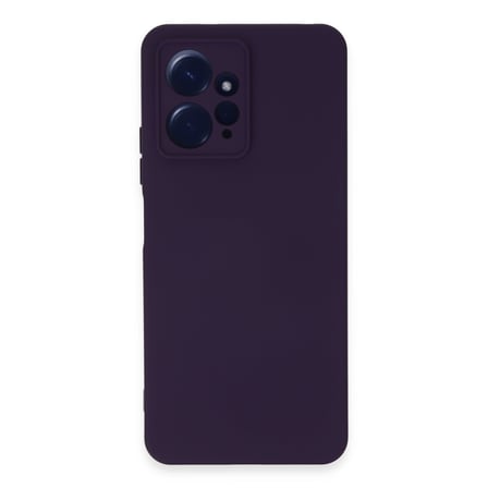 Redmi Note 12 4G Kılıf Nano içi Kadife Silikon - Mor