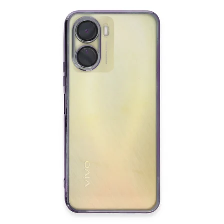 Y16 Kılıf Razer Lensli Silikon - Mor