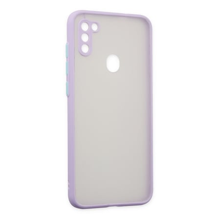 Erdo Ticaret Samsung Galaxy A11 Kılıf Mor Silikon Arka Kapak