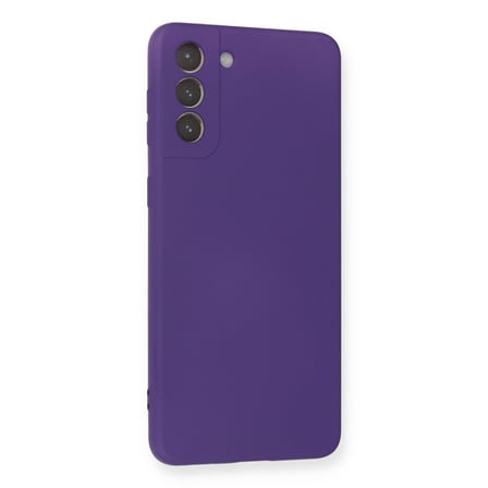 Galaxy S21 Plus Kılıf Nano içi Kadife Silikon - Mor