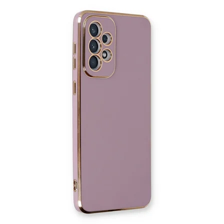 Galaxy A33 5G Kılıf Volet Silikon - Mor