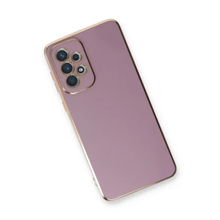 Galaxy A33 5G Kılıf Volet Silikon - Mor