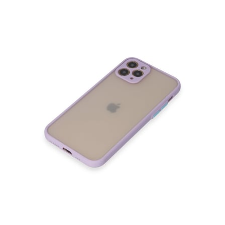 iPhone 11 Pro Kılıf Montreal Silikon Kapak - Mor