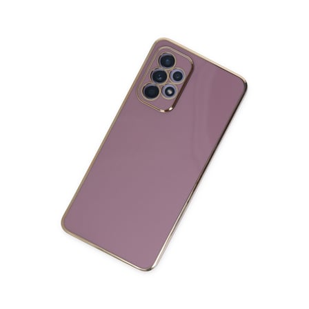 Galaxy A52 Kılıf Volet Silikon - Mor