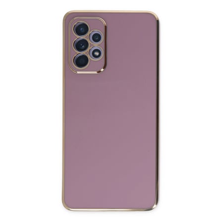 Galaxy A52 Kılıf Volet Silikon - Mor