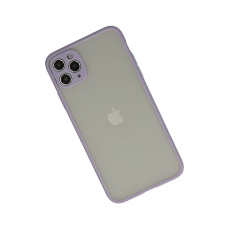 iPhone 12 Pro Kılıf Montreal Silikon Kapak - Mor