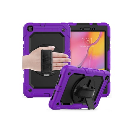 Galaxy T290 Tab A 8 Kılıf Pars Tablet Kapak - Mor