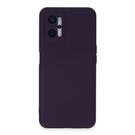 Realme 9i 4G Kılıf Nano içi Kadife Silikon - Mor