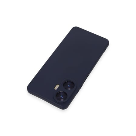 Realme C55 Kılıf Nano içi Kadife Silikon - Mor