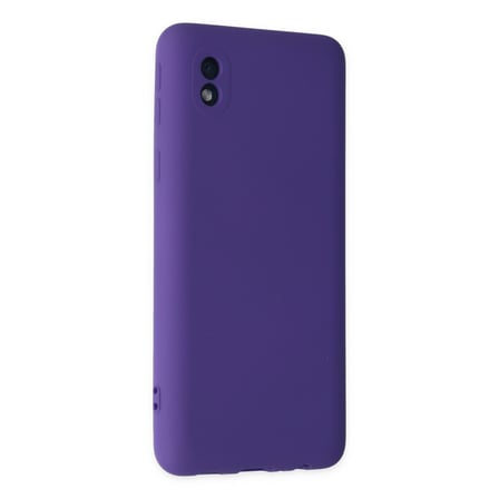 Galaxy A01 Core Kılıf Nano içi Kadife Silikon - Mor