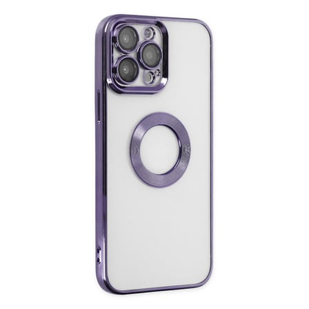 iPhone 14 Pro Max Kılıf Slot Silikon - Mor