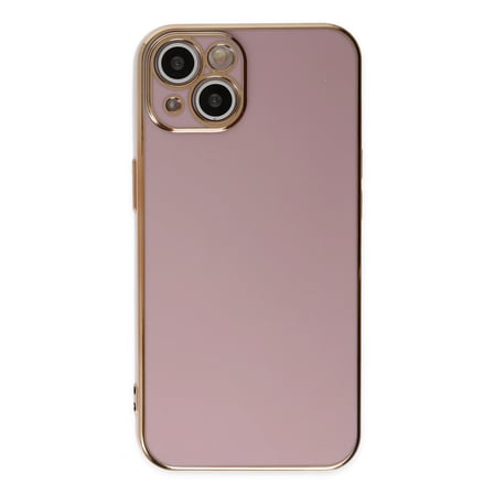 iPhone 14 Kılıf Volet Silikon - Mor