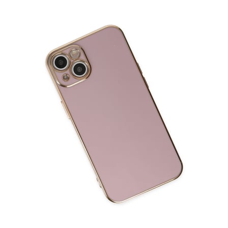 iPhone 14 Kılıf Volet Silikon - Mor