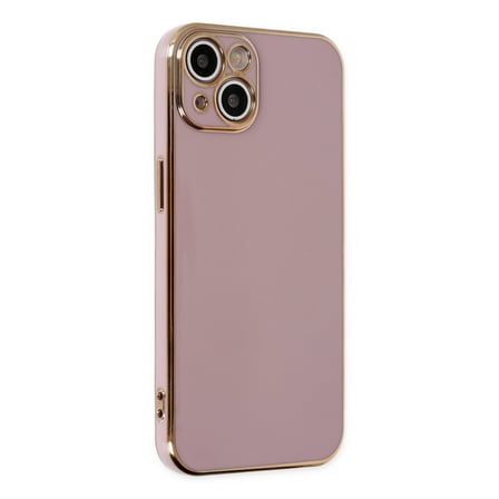 iPhone 14 Kılıf Volet Silikon - Mor