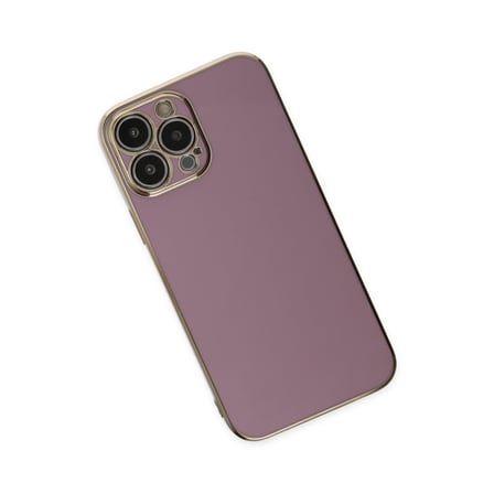 iPhone 14 Pro Max Kılıf Volet Silikon - Mor