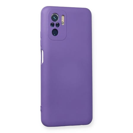 Redmi Note 10 Kılıf Nano içi Kadife Silikon - Mor