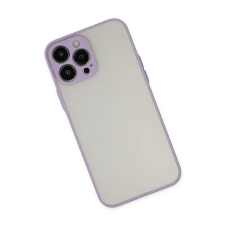 iPhone 14 Pro Kılıf Montreal Silikon Kapak - Mor