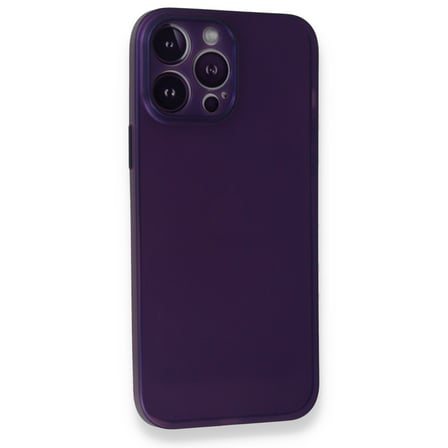 iPhone 14 Pro Max Kılıf PP Ultra İnce Kapak - Mor