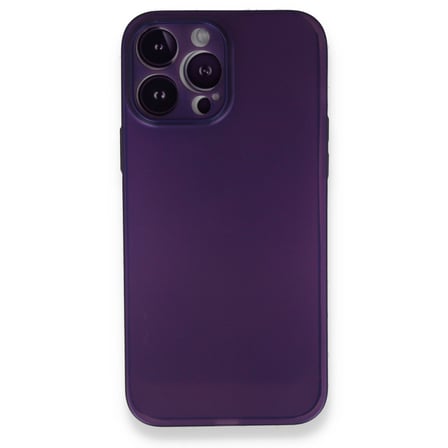 iPhone 14 Pro Max Kılıf PP Ultra İnce Kapak - Mor
