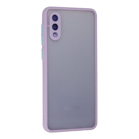 Galaxy A02 Kılıf Montreal Silikon Kapak - Mor