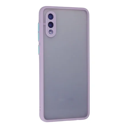 Galaxy A02 Kılıf Montreal Silikon Kapak - Mor