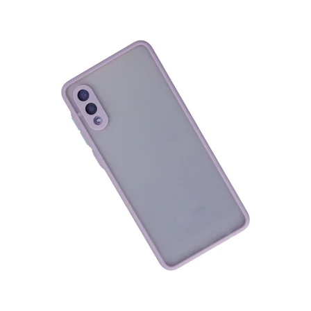 Galaxy A02 Kılıf Montreal Silikon Kapak - Mor