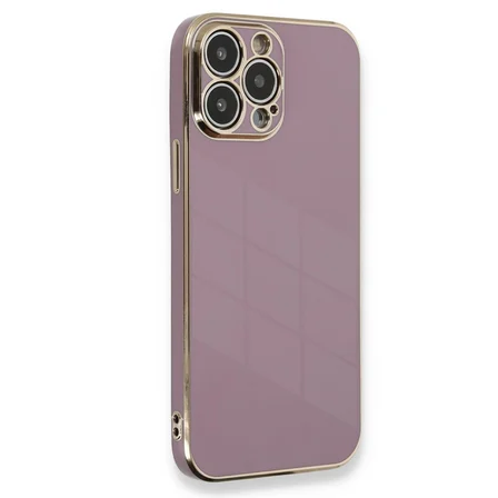 iPhone 15 Pro Kılıf Volet Silikon - Mor