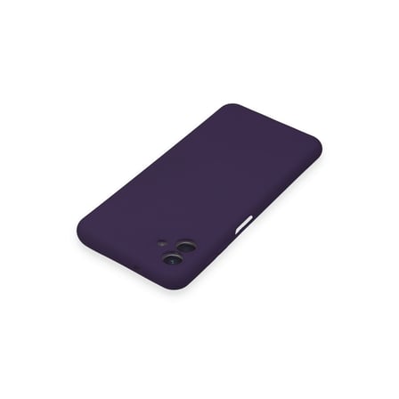 Galaxy A04 Kılıf Nano içi Kadife Silikon - Mor