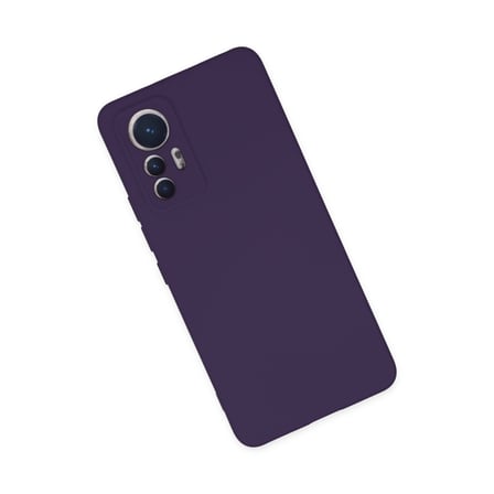 Mi 12 Lite Kılıf Nano içi Kadife Silikon - Mor