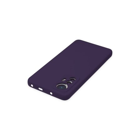 Mi 12 Lite Kılıf Nano içi Kadife Silikon - Mor