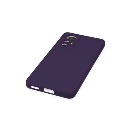 Mi 12 Lite Kılıf Nano içi Kadife Silikon - Mor