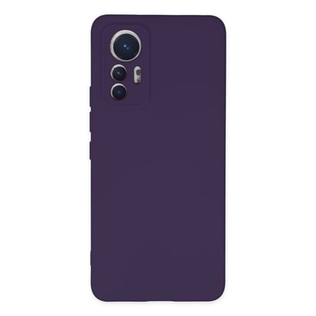 Mi 12 Lite Kılıf Nano içi Kadife Silikon - Mor