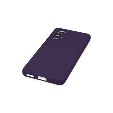 Mi 12 Lite Kılıf Nano içi Kadife Silikon - Mor