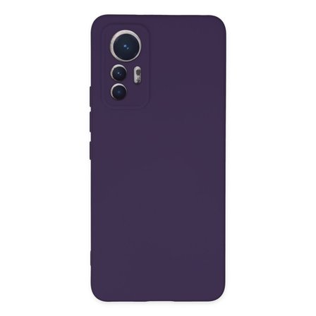 Mi 12 Lite Kılıf Nano içi Kadife Silikon - Mor