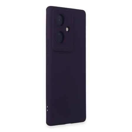 V29 Lite Kılıf Nano içi Kadife Silikon - Mor