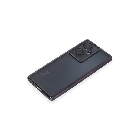 V29 Lite Kılıf Razer Lensli Silikon - Mor