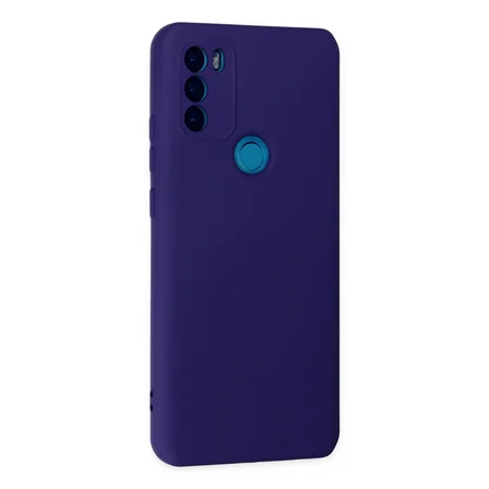 GM 21 Plus Kılıf Nano içi Kadife Silikon - Mor