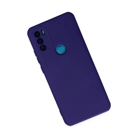 GM 21 Plus Kılıf Nano içi Kadife Silikon - Mor