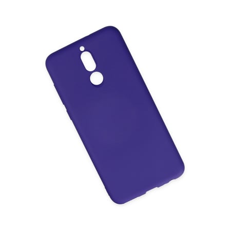 Mate 10 Lite Kılıf Nano içi Kadife Silikon - Mor