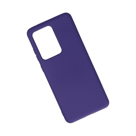 Galaxy S20 Ultra Kılıf Nano içi Kadife Silikon - Mor