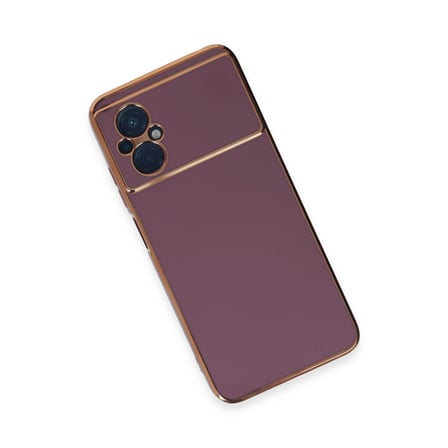 Poco M5 Kılıf Volet Silikon - Mor
