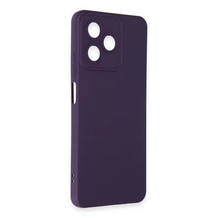 Realme C53 Kılıf Nano içi Kadife Silikon - Mor