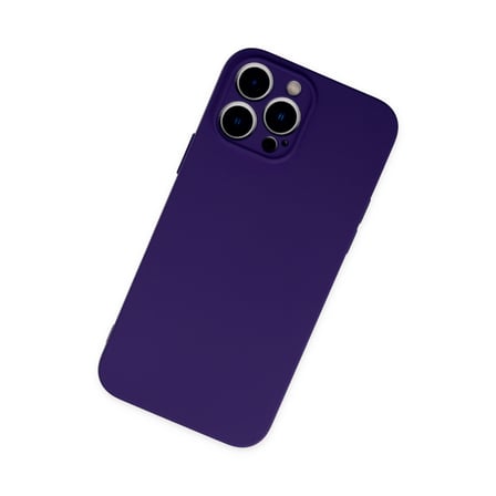 iPhone 13 Pro Max Kılıf Nano içi Kadife Silikon - Mor