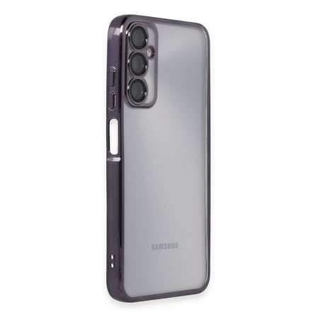 Galaxy A05S Kılıf Razer Lensli Silikon - Mor