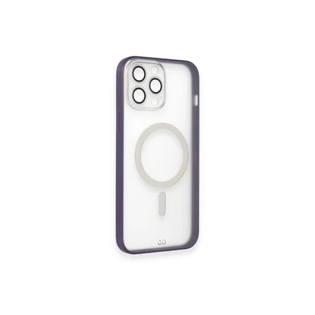 iPhone 14 Pro Kılıf Grand Magneticsafe Kapak - Mor