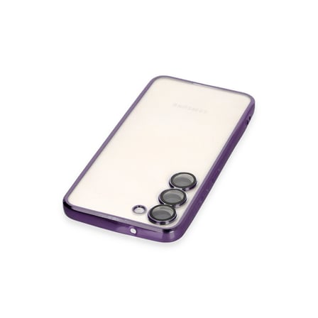 Galaxy S23 Plus Kılıf Razer Lensli Silikon - Mor