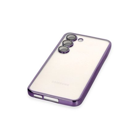 Galaxy S23 Plus Kılıf Razer Lensli Silikon - Mor