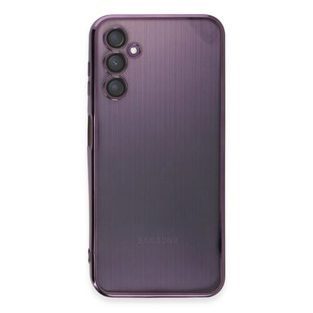 Galaxy A14 4G Kılıf Razer Lensli Silikon - Mor